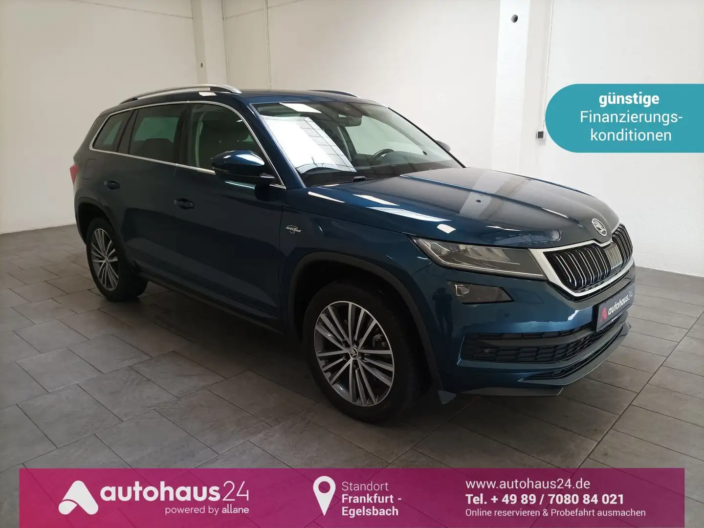 Skoda Kodiaq 2.0 TSI L&K 4x4|AHK|Navi|Lenkrhzg. Bleu - 1