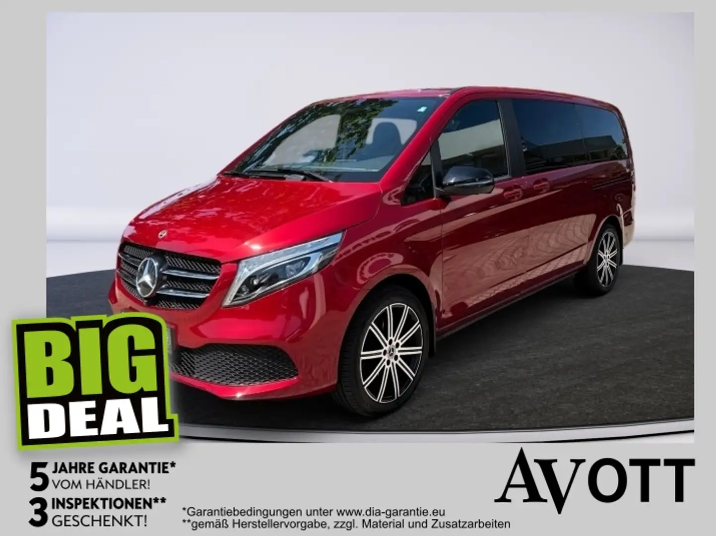Mercedes-Benz V 250 d 4MATIC Lang Rot - 1