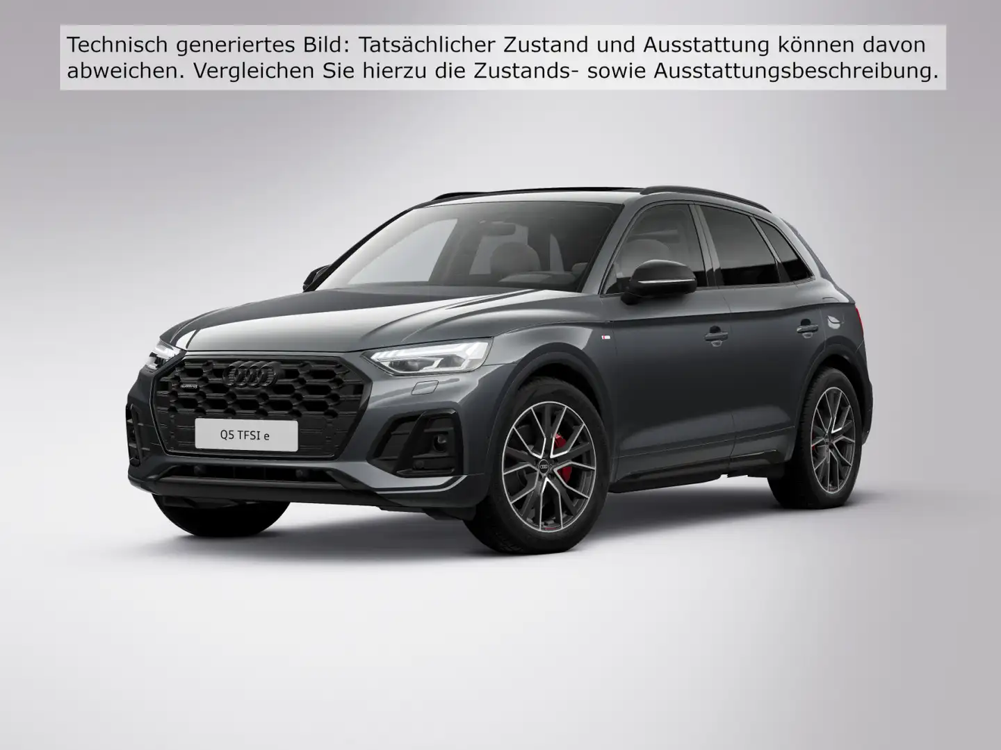 Audi Q5 55 TFSI e quattro s-line Busi+Stadt+Parken AH Grau - 2