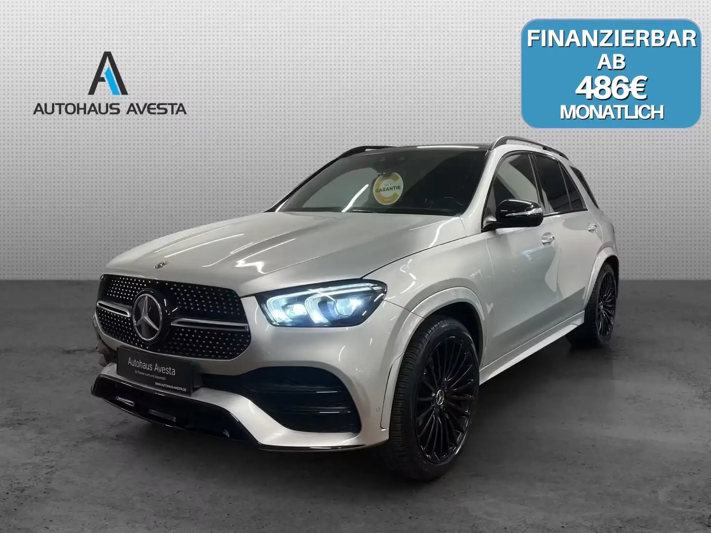 Mercedes-Benz GLE 300 d 4Matic/ AMG / 22 ZOLL/ NIGHT/ 1.H/PANO Argent - 1