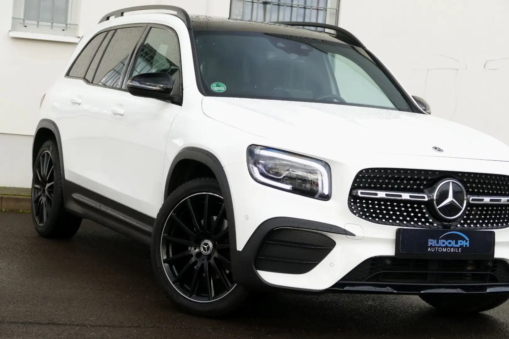 Mercedes-Benz GLB 200 AUTOM. AMG LEDER PANO ASSI KAM GARANTIE Weiß - 2