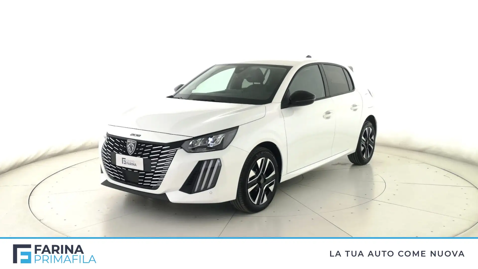 Peugeot 208 Hybrid 136 e-DCS6 Allure Bianco - 1