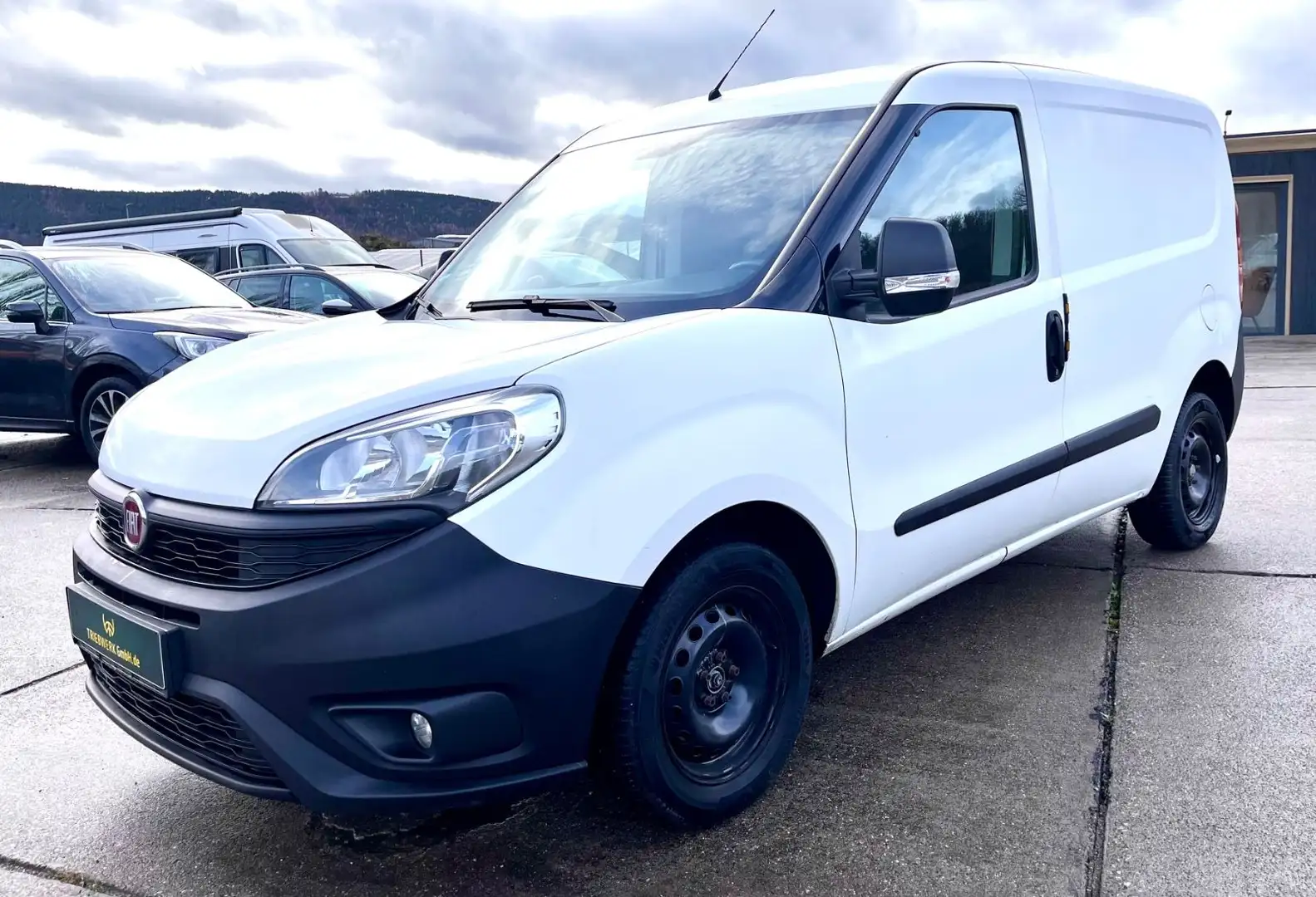 Fiat Doblo SX Kasten Klima Durchlade TÜV 01/27 Weiß - 1