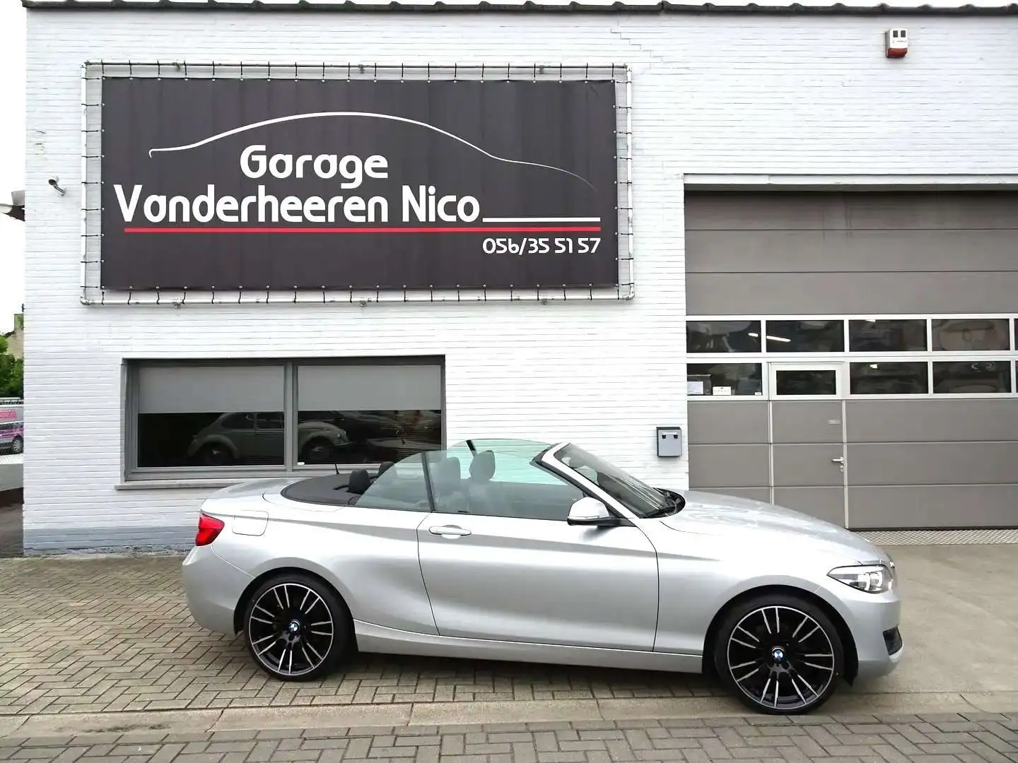 BMW 218 Cabrio XENON,LEDER,NAVI,PDC,BLUETH,ALU Gris - 1