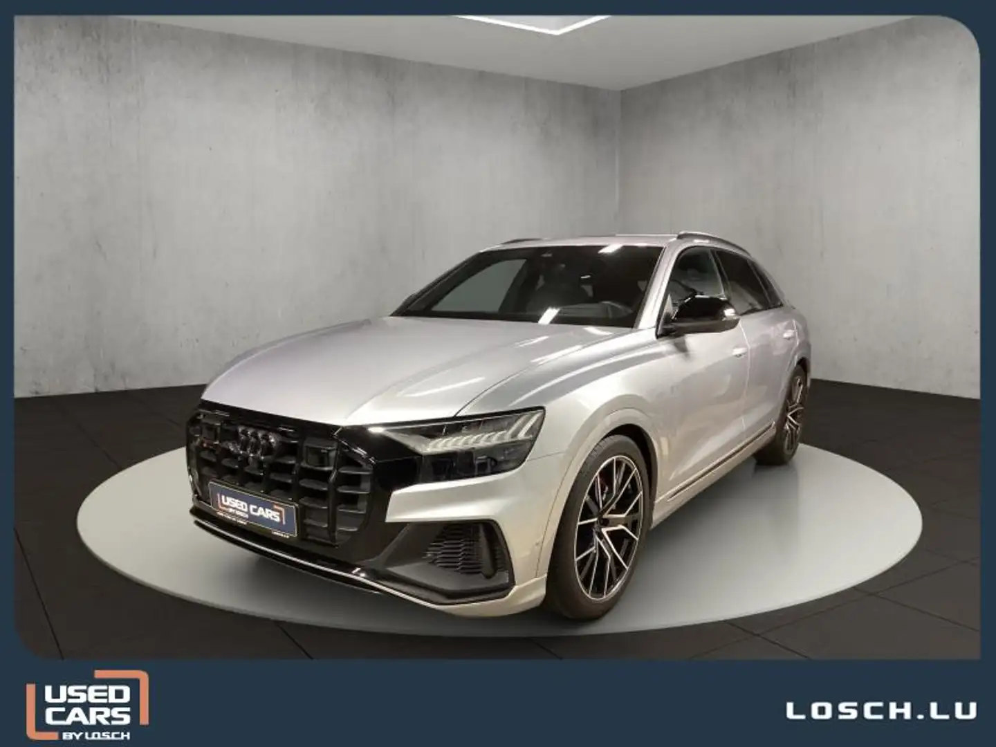 Audi SQ8 S-TRONIC+QUATTRO+AHK+LM22+360° Argent - 1