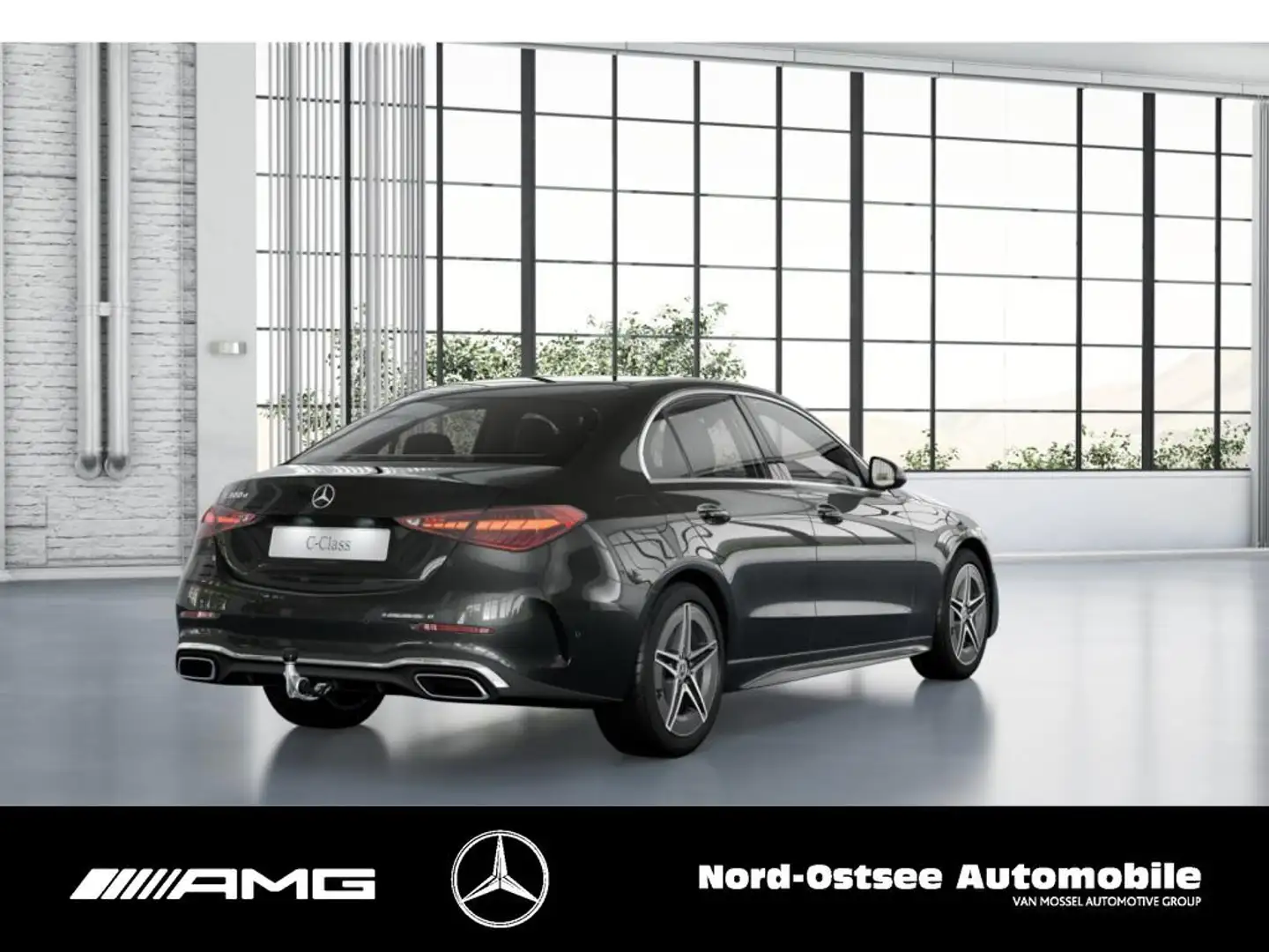 Mercedes-Benz C 300 d AMG NAVI KLIMA MBUX KEYLESS-GO Grau - 2