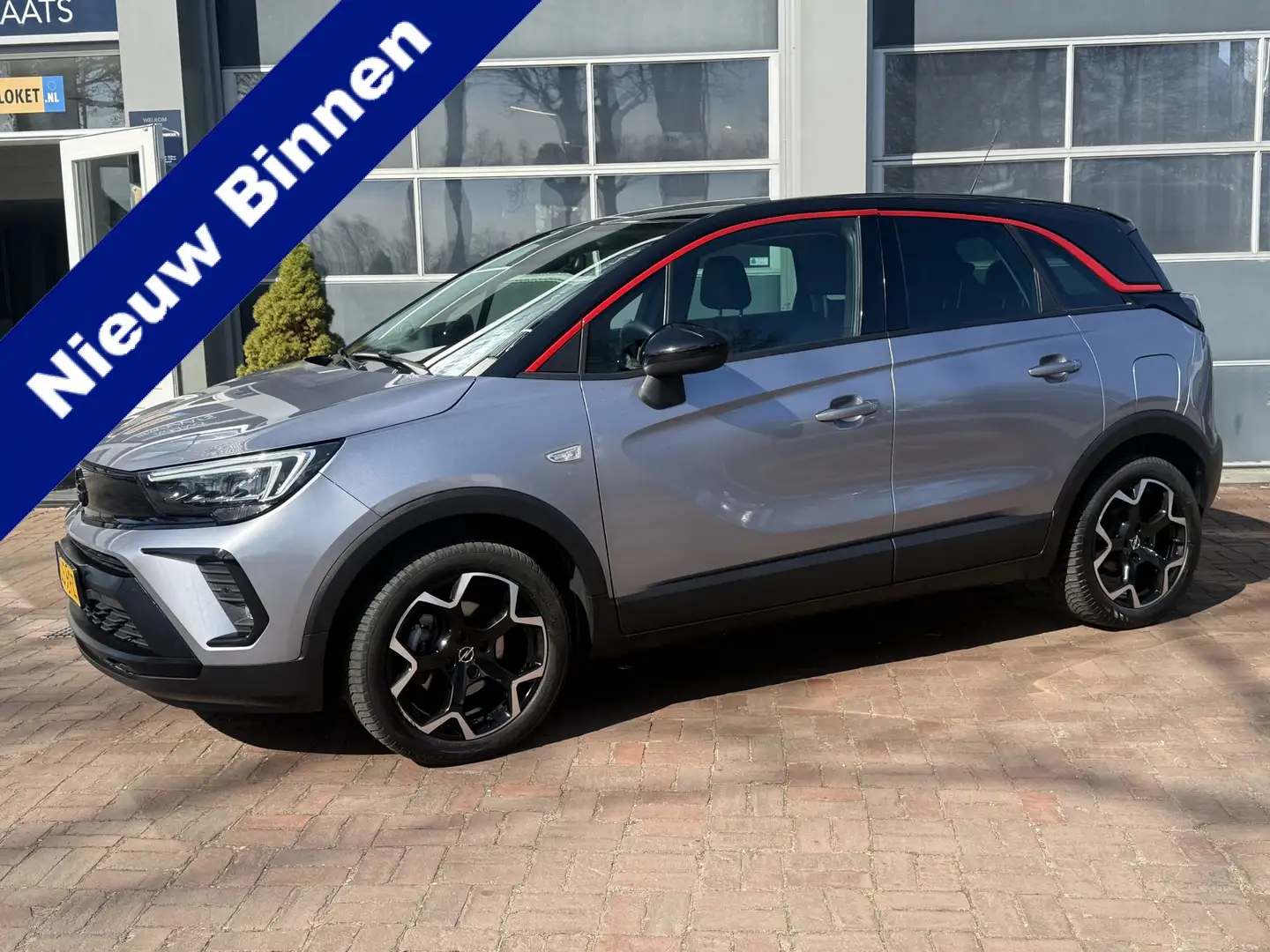 Opel Crossland 1.2 Turbo GS Line 05-2022 52.789 KM Automaat,Navi, Grau - 1