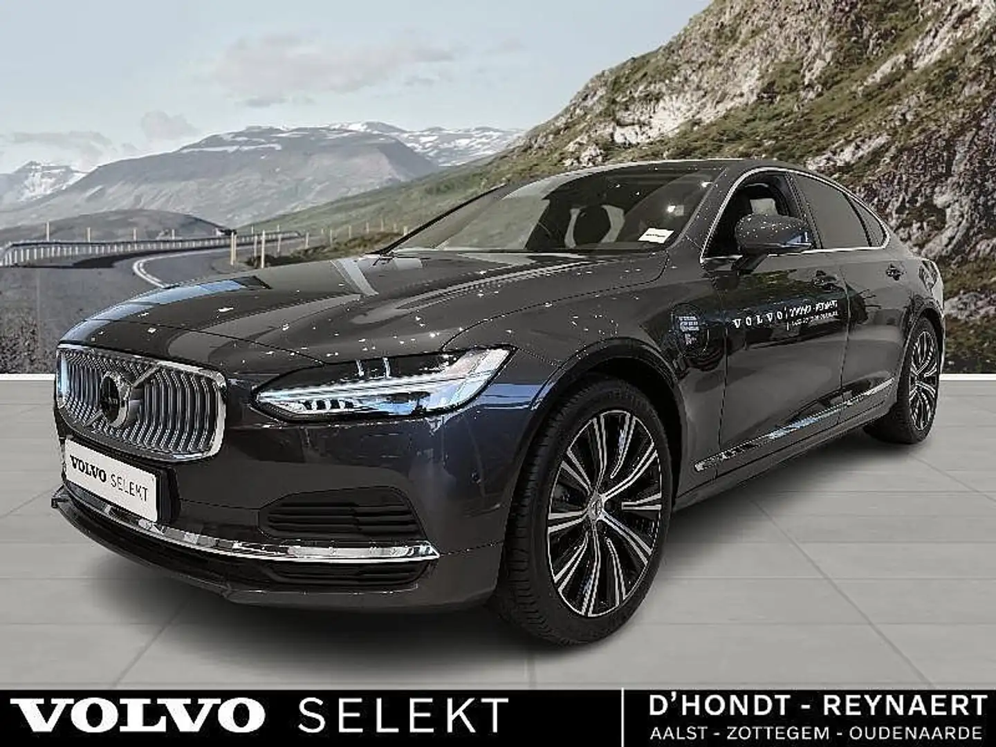 Volvo S90 Ultimate T8 AWD plug-in hybrid, Elektrisch/benzine Grau - 1
