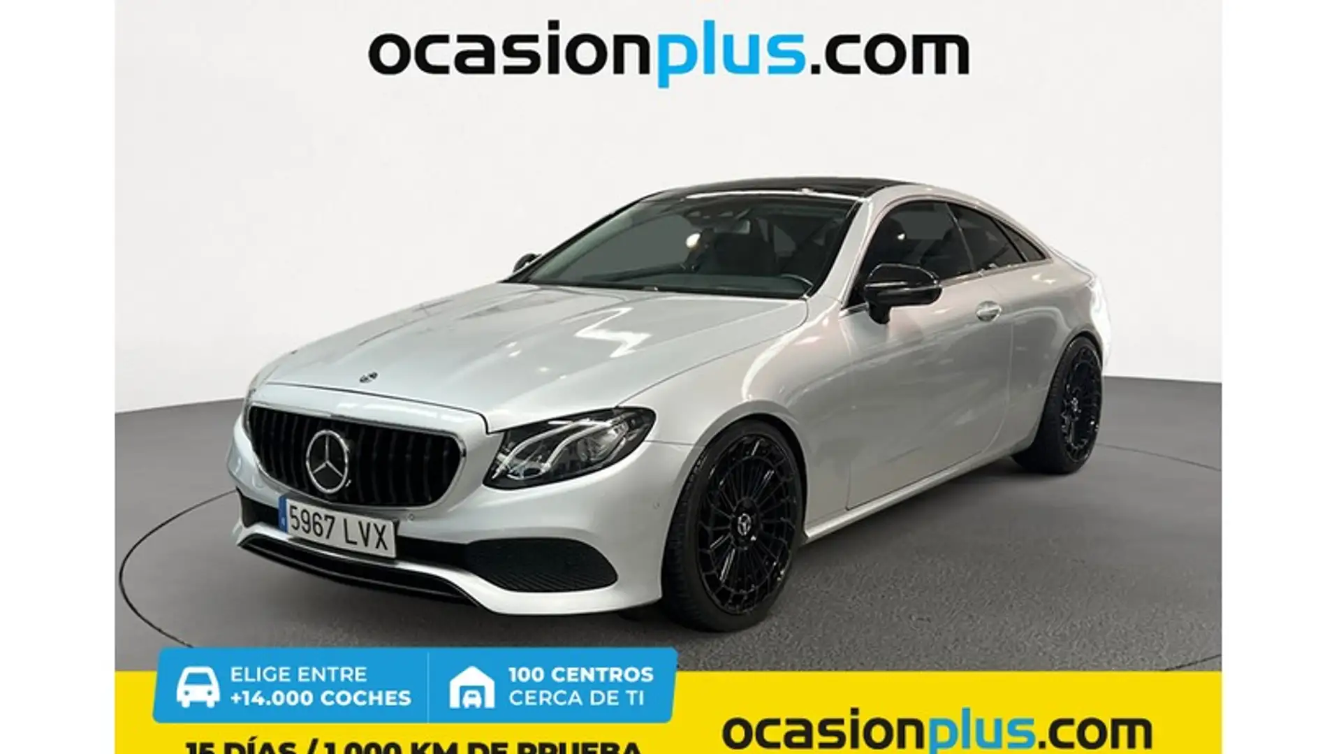 Mercedes-Benz E 220 Coupé 220d 9G-Tronic Zilver - 1