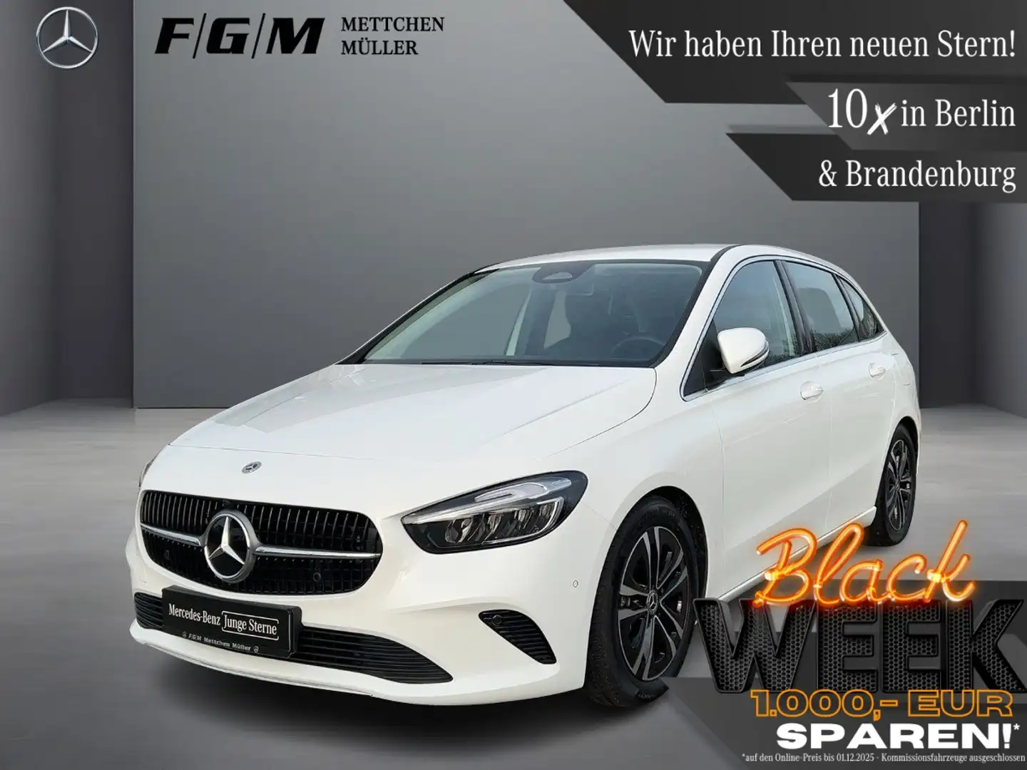 Mercedes-Benz B 180 Progressive Sitzhz|EASY-PACK|Kam|Keyless Weiß - 1