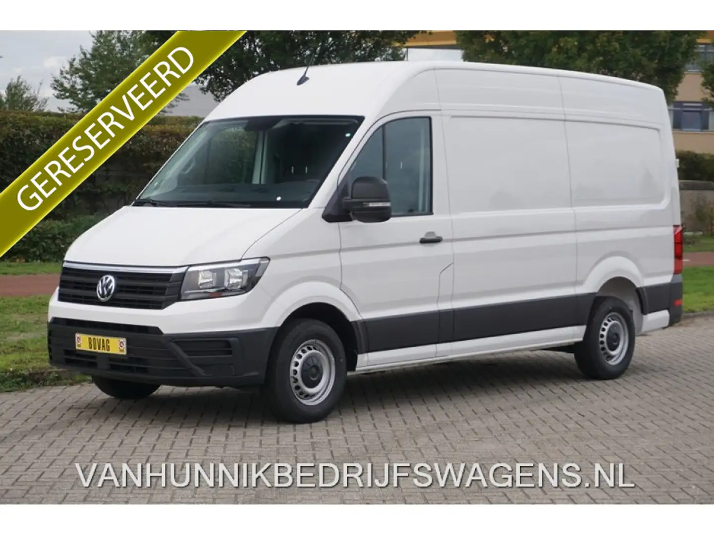 Volkswagen Crafter 35 177PK L3H3 AUT BPM VRIJ!! Airco, Navi, Camera, Blanc - 1