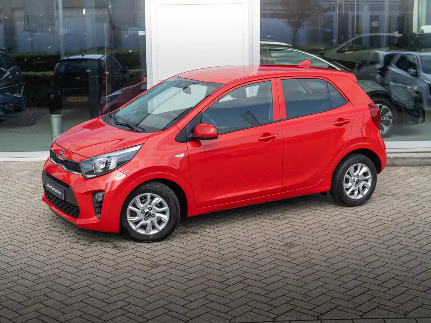 Kia Picanto 1.0 MPi DynamicLine | Navigatie | Airco | Achterui Rouge - 2