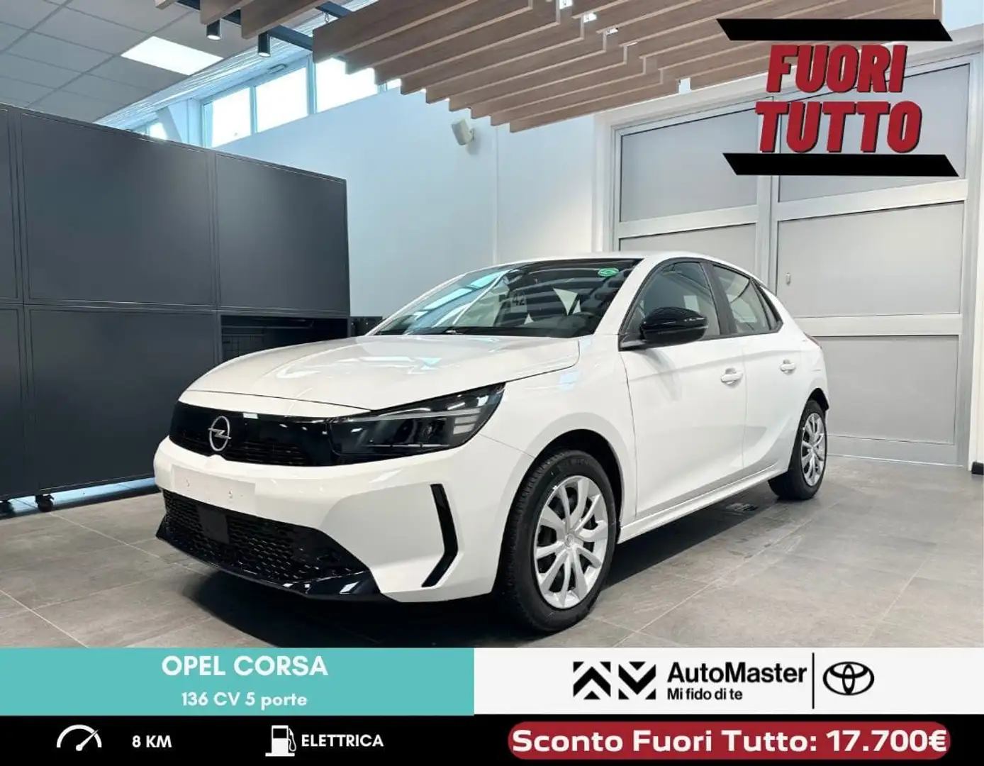 Opel Corsa-e 136 CV 5 porte Blanc - 1