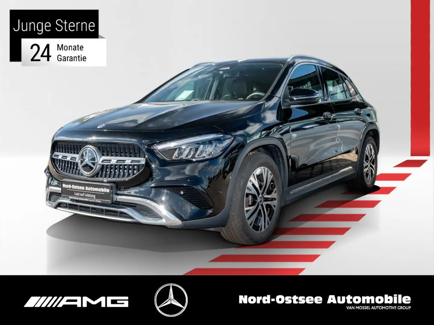 Mercedes-Benz GLA 200 d PROGRESSIVE ADV AHK NAVI KAMERA DISTRO Noir - 1