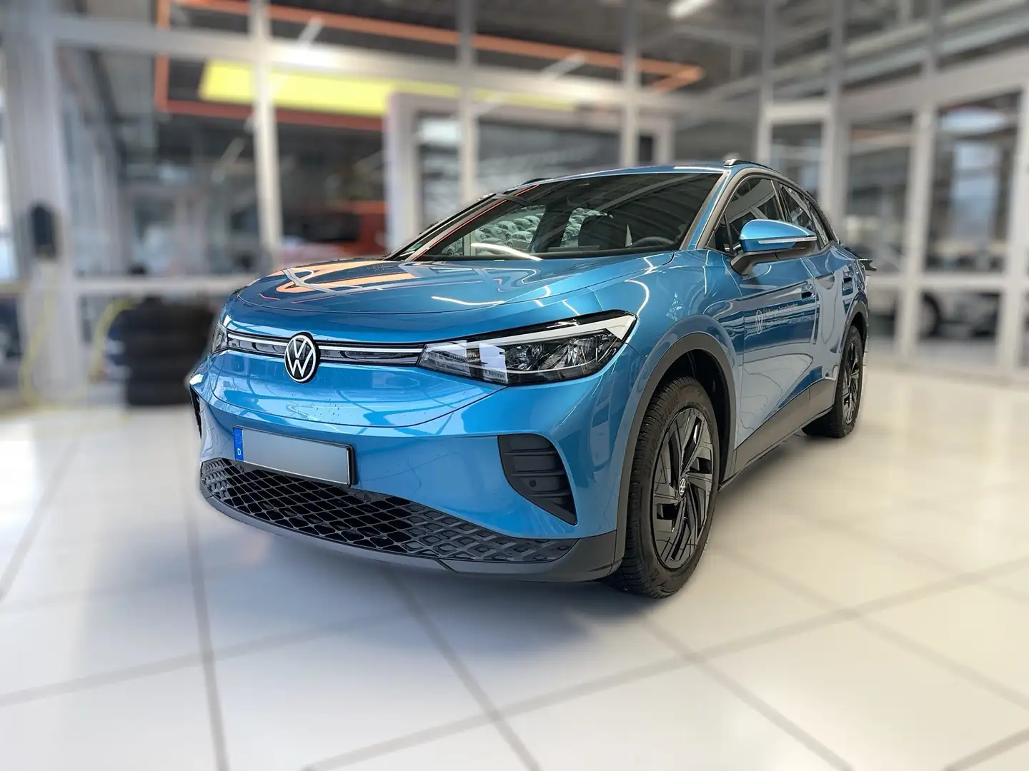 Volkswagen ID.4 .4 Pure 55 kWh | 125 kW LED ACC NAVI KlimaA PDC Blau - 2