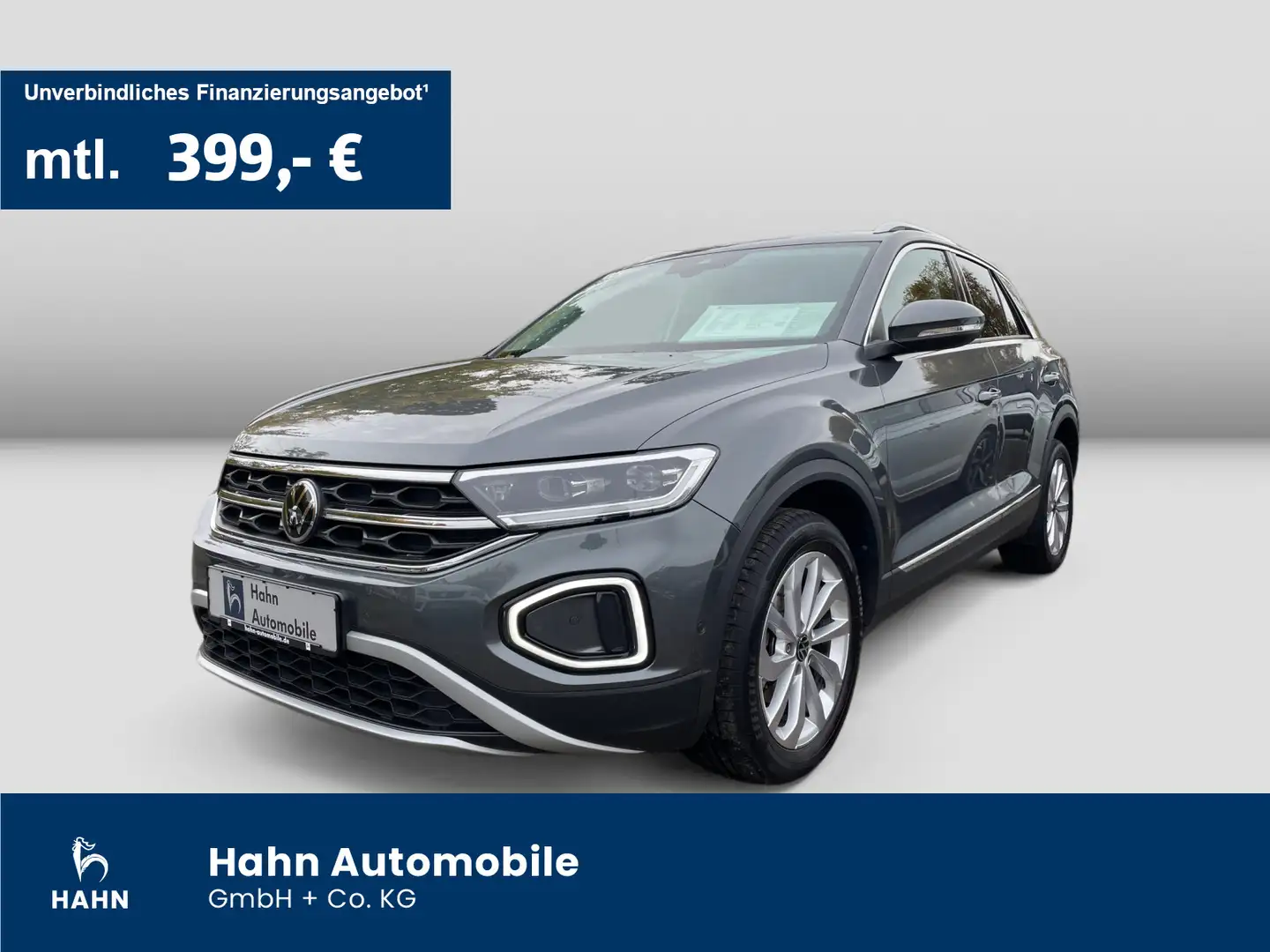 Volkswagen T-Roc 1.5 TSI DSG Style Standh.Navi LED CAM ACC Grau - 1
