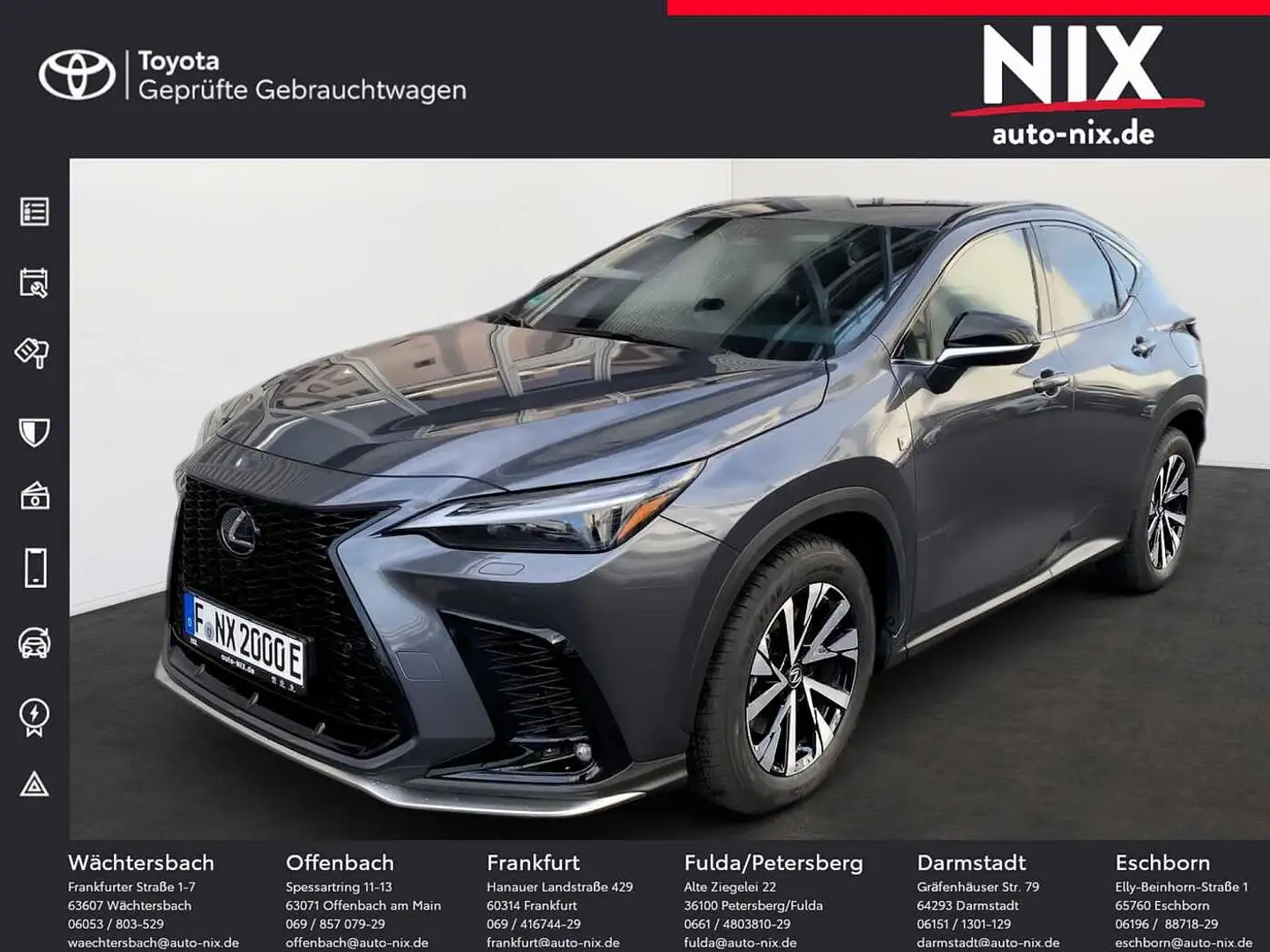 Lexus NX 450h+ E-FOUR F SPORT Szürke - 1