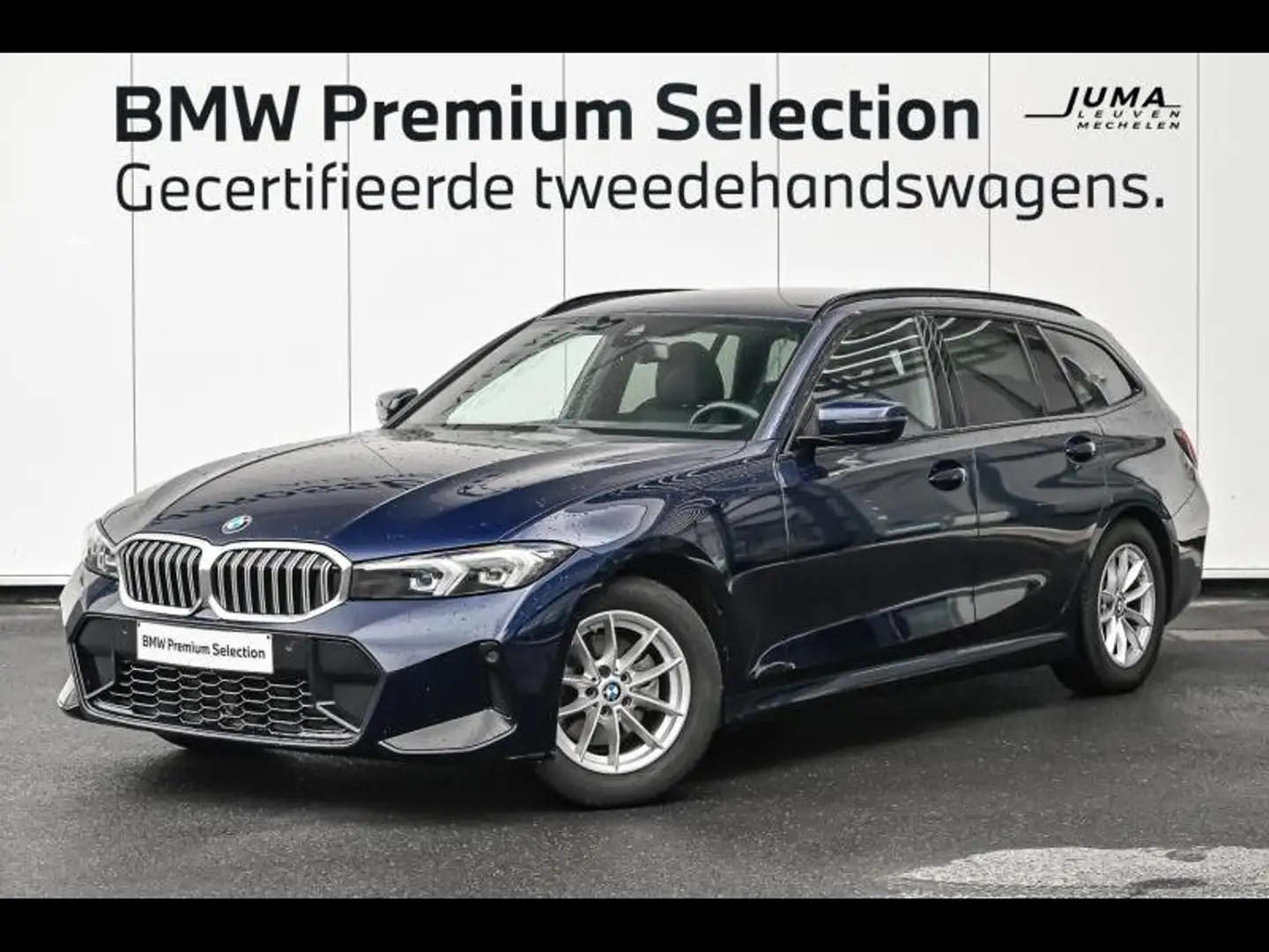 BMW 320 iA- M Pack- Hifi-verw zetels Blauw - 1