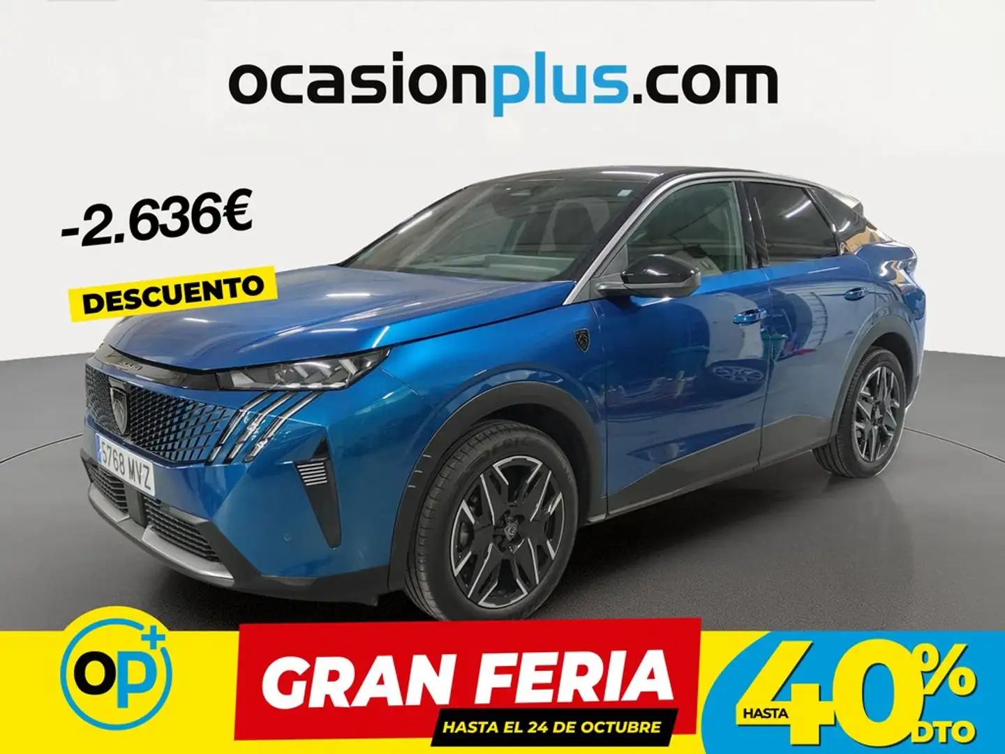 Peugeot 3008 Hybrid 136 GT eDCS6 Azul - 1
