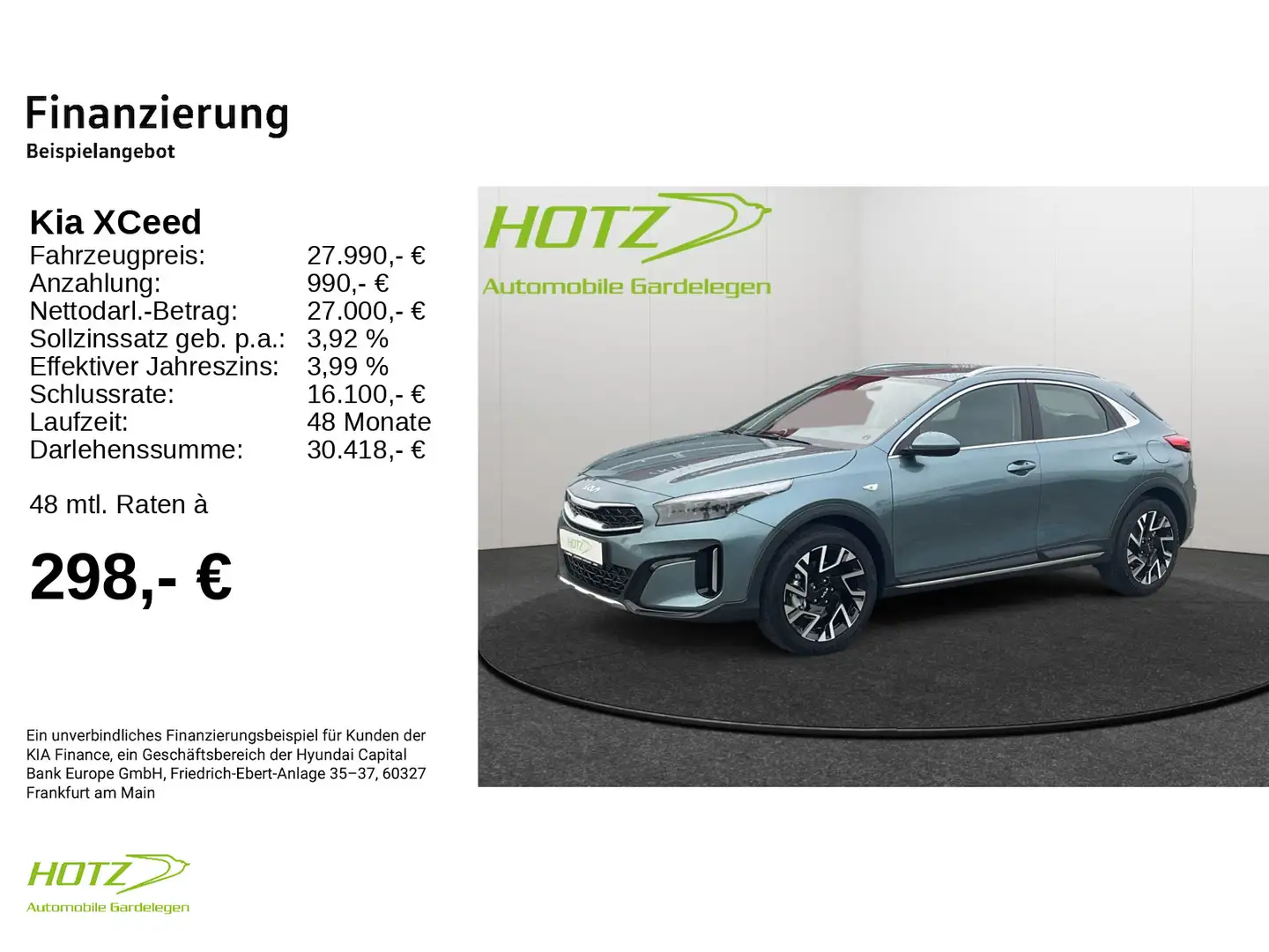 Kia XCeed 1.5T Vision Komfort-Paket Grau - 2
