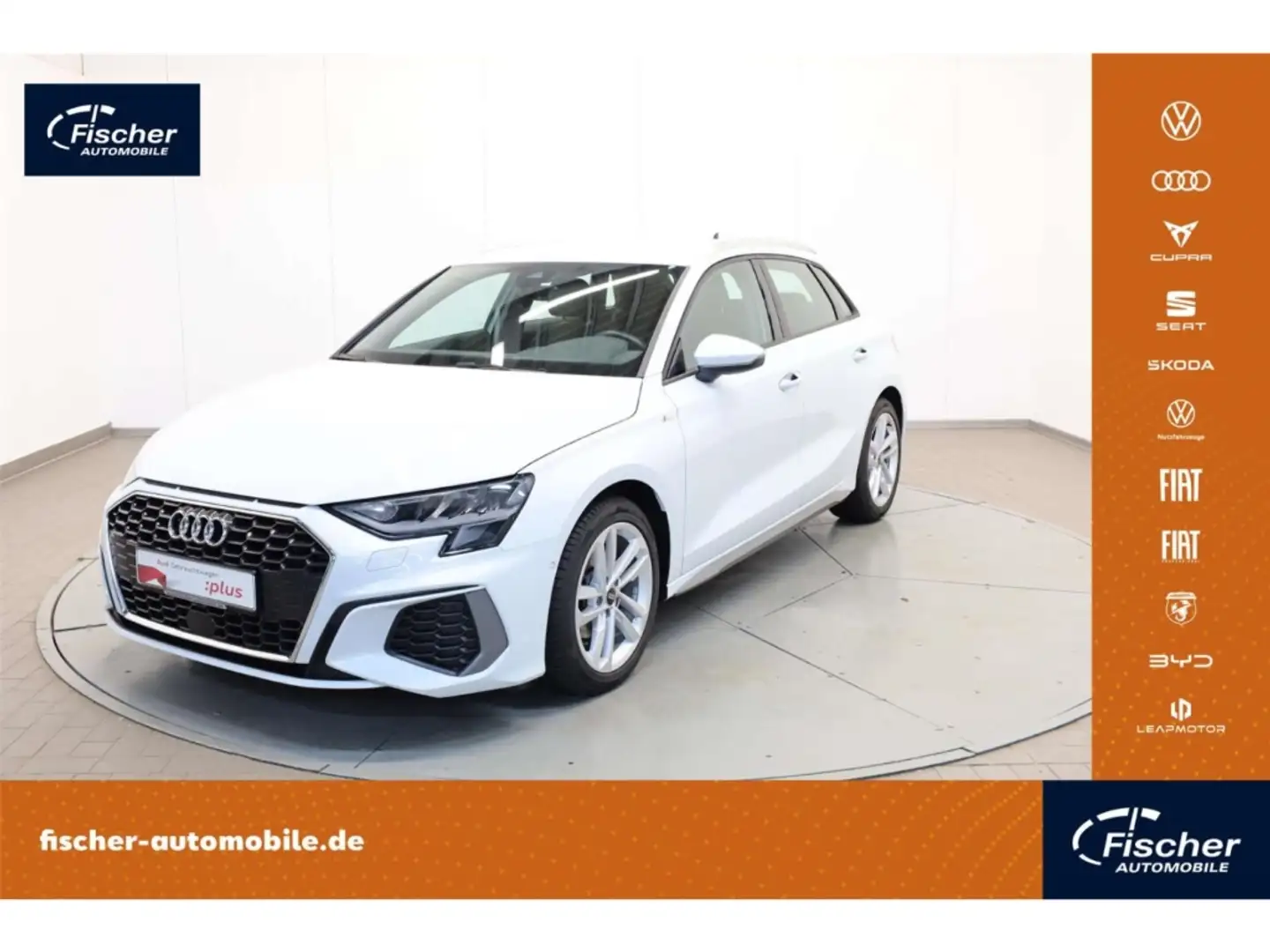 Audi A3 Sportback 35 TDI S line Weiß - 1