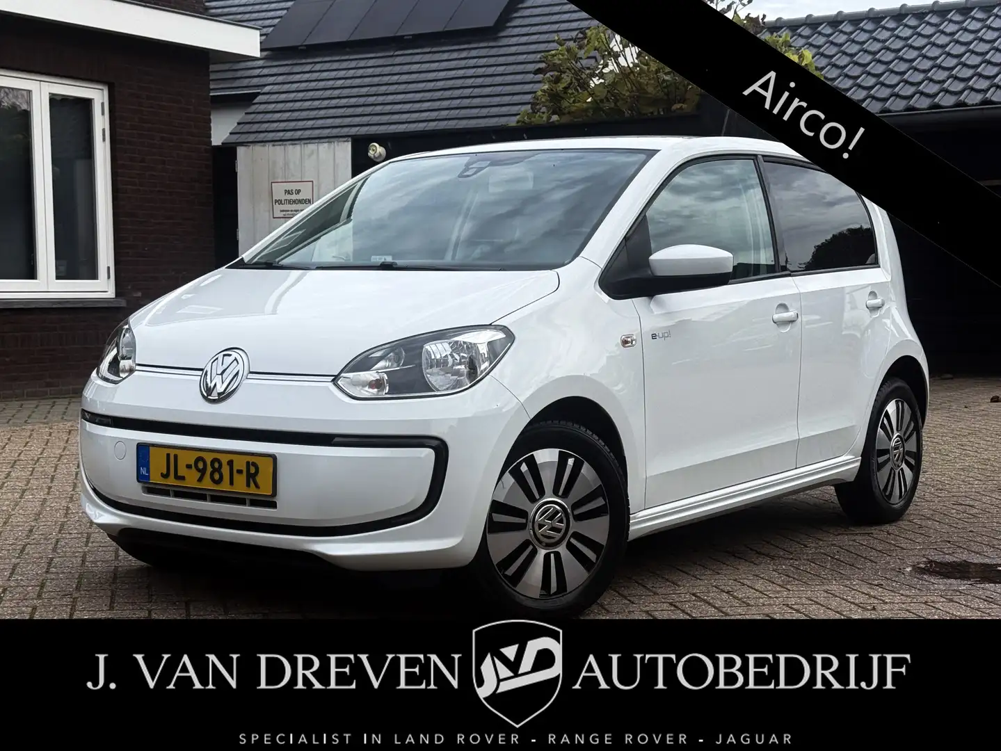 Volkswagen e-up! Airco, Stoelverw. Cruise, Isofix, 52DKM, Navi! Blanc - 1