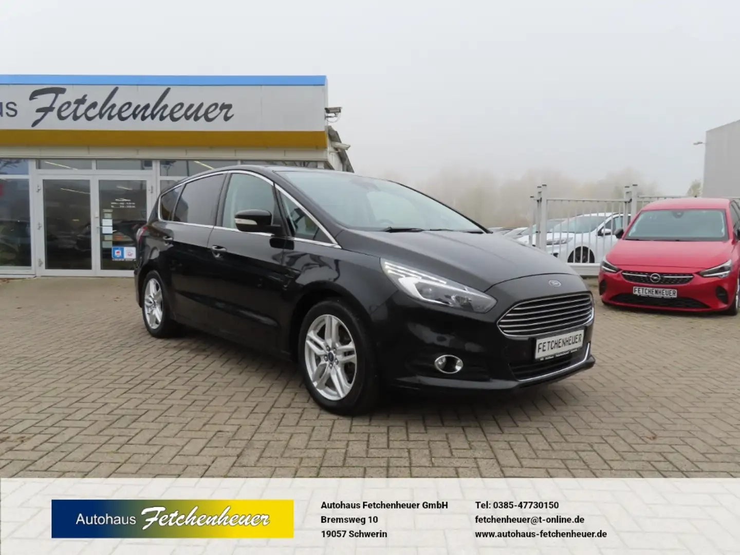 Ford S-Max Titan.NAVI+LED+TWA+SHZ+PDC+7Si+P.-DACH+AHK Schwarz - 1