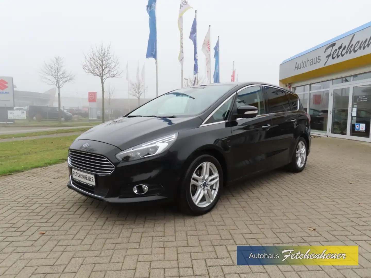 Ford S-Max Titan.NAVI+LED+TWA+SHZ+PDC+7Si+P.-DACH+AHK Schwarz - 2