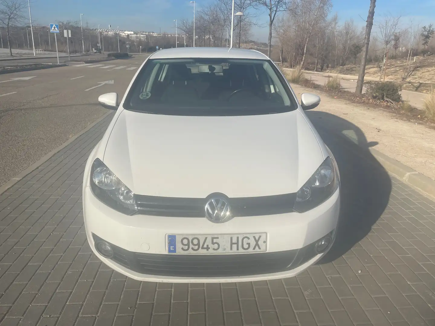 Volkswagen Golf 1.6TDI CR Rabbit 90 Blanco - 1