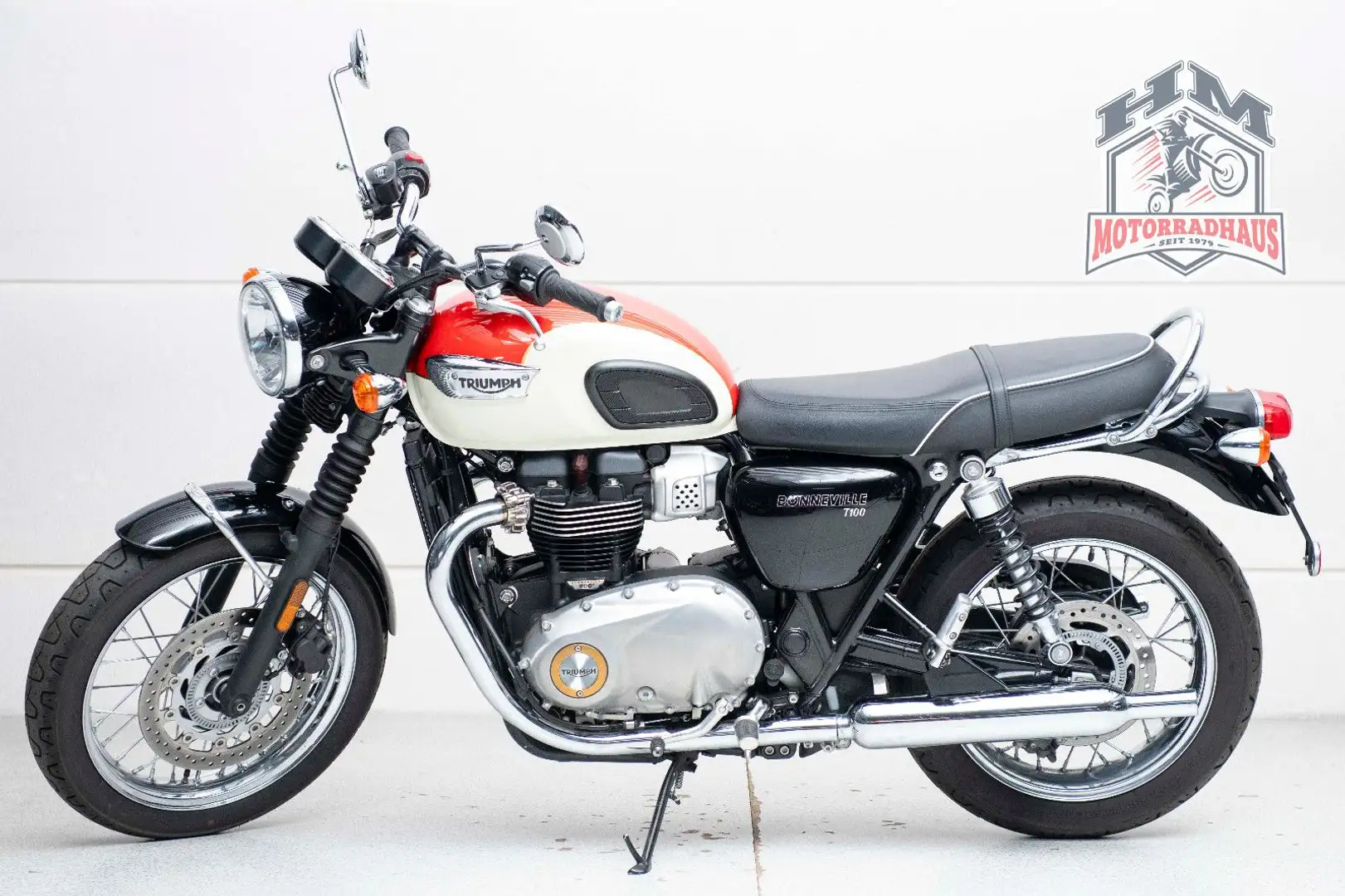 Triumph Bonneville T100 Czerwony - 1
