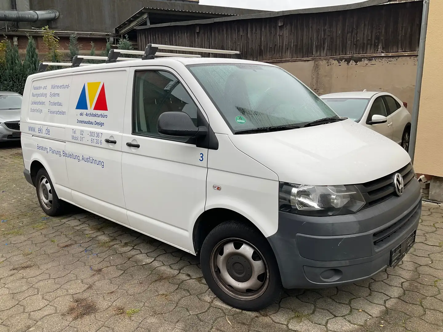 Volkswagen T5 Transporter 2,0 TDI, Maxi, 3 - Sitzer , Tüv Neu, Weiß - 1