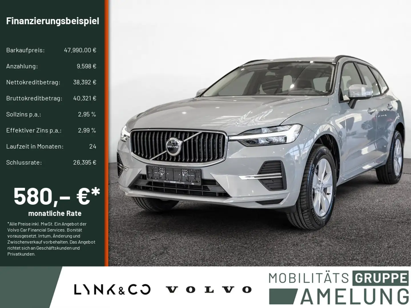 Volvo XC60 B5 AWD Essential W-LAN AHK LED FACEL. Gris - 1
