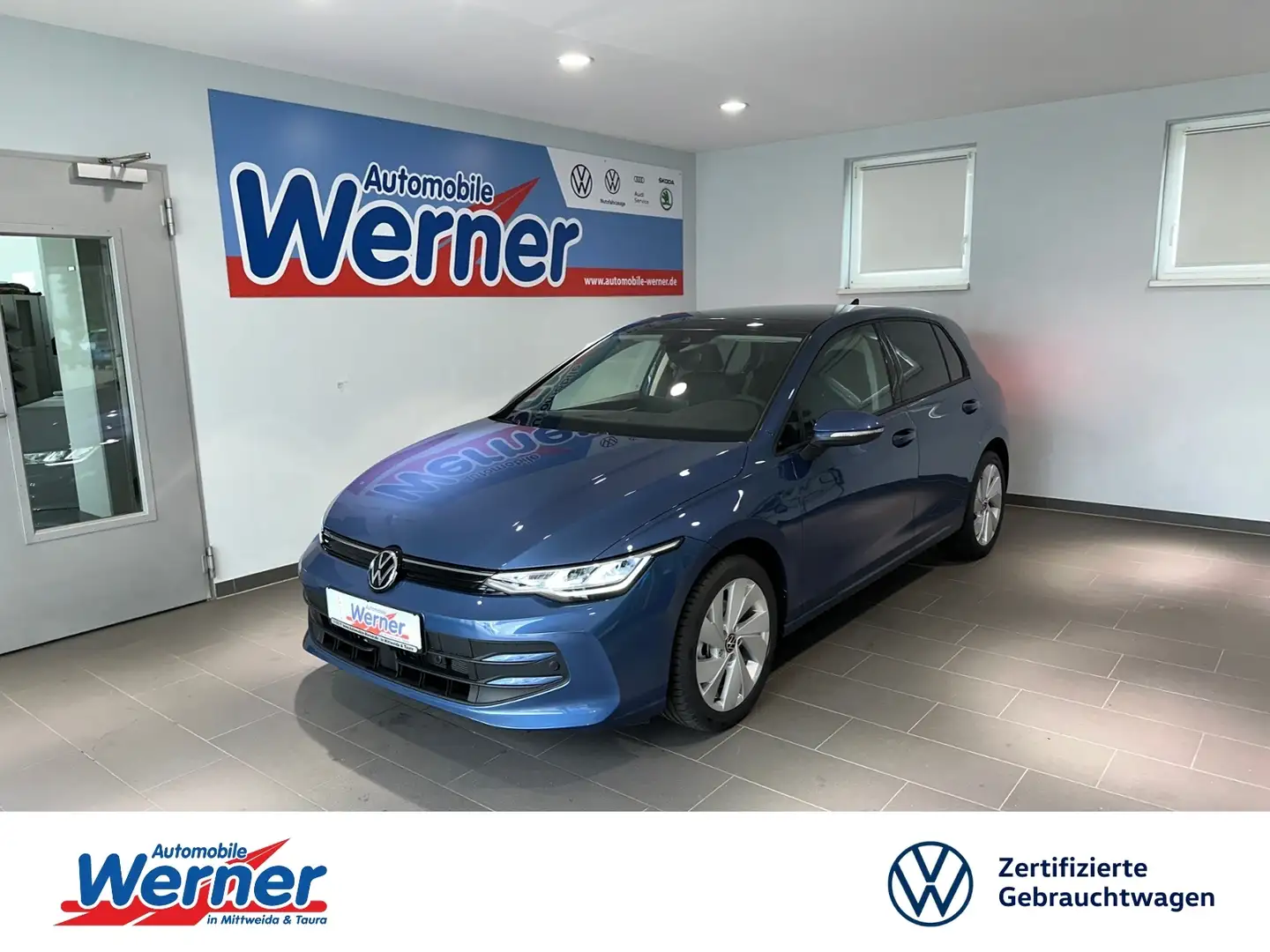 Volkswagen Golf Life 1.5TSI PanoDach LED ACC Navi Blau - 1