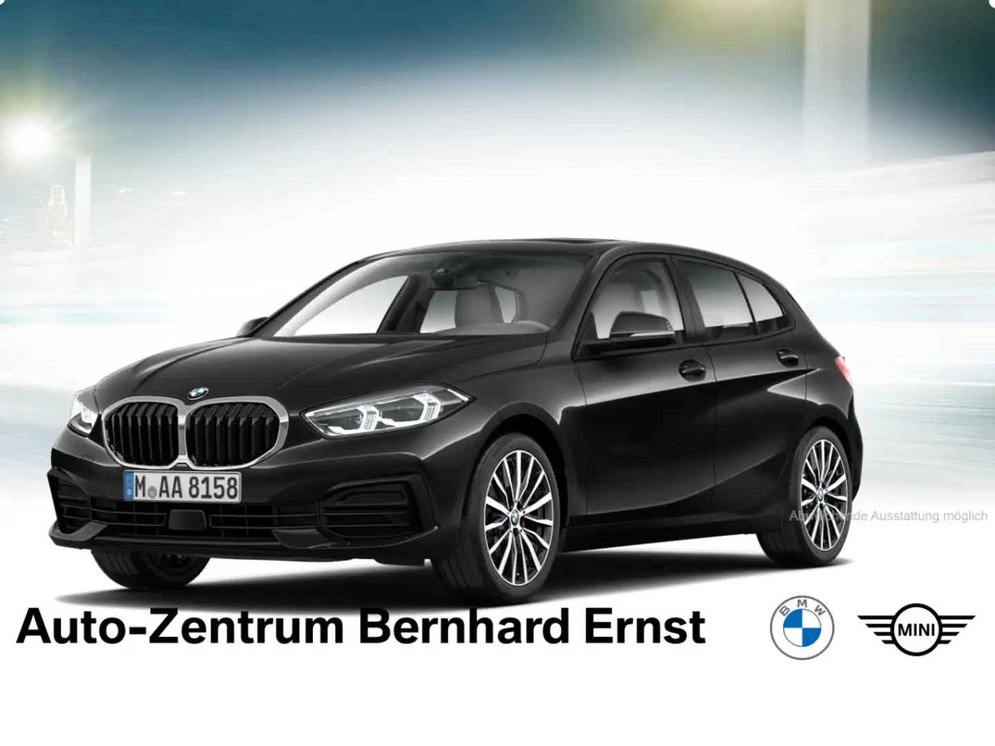 BMW 116 i Advantage Panorama LED Aut. Heckklap. Schwarz - 2