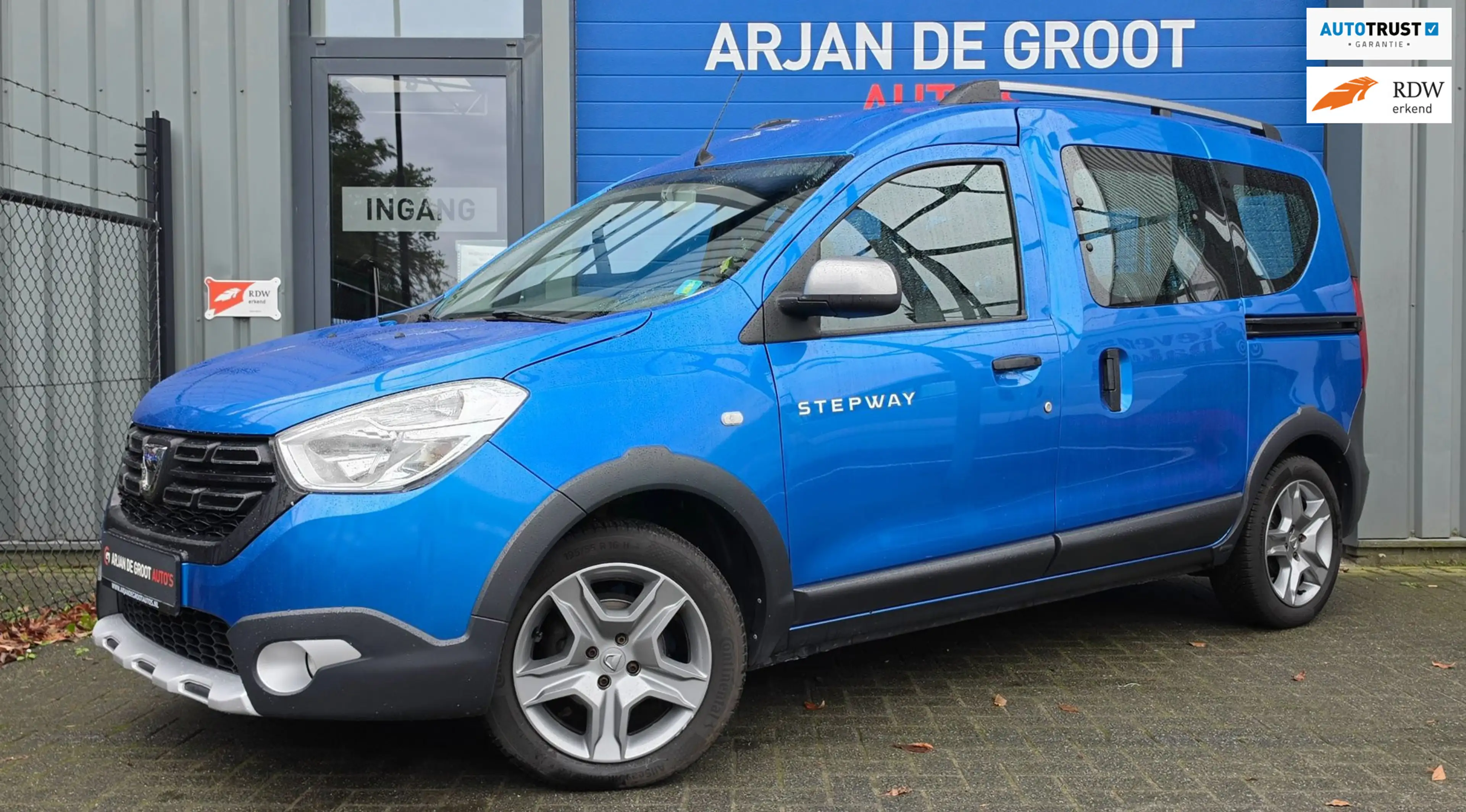 Dacia Dokker 1.6 102PK Stepway Airco Navi Cruise Trekhaak Deale