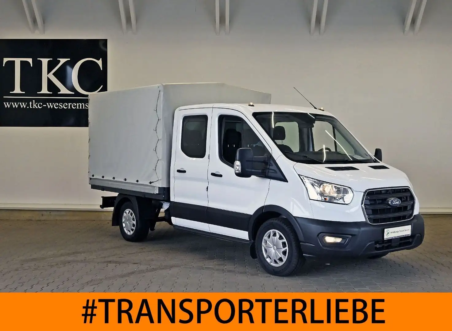 Ford Transit 350 TDCI L2 Allrad Pritsche AHK AC #T263 Blanco - 2