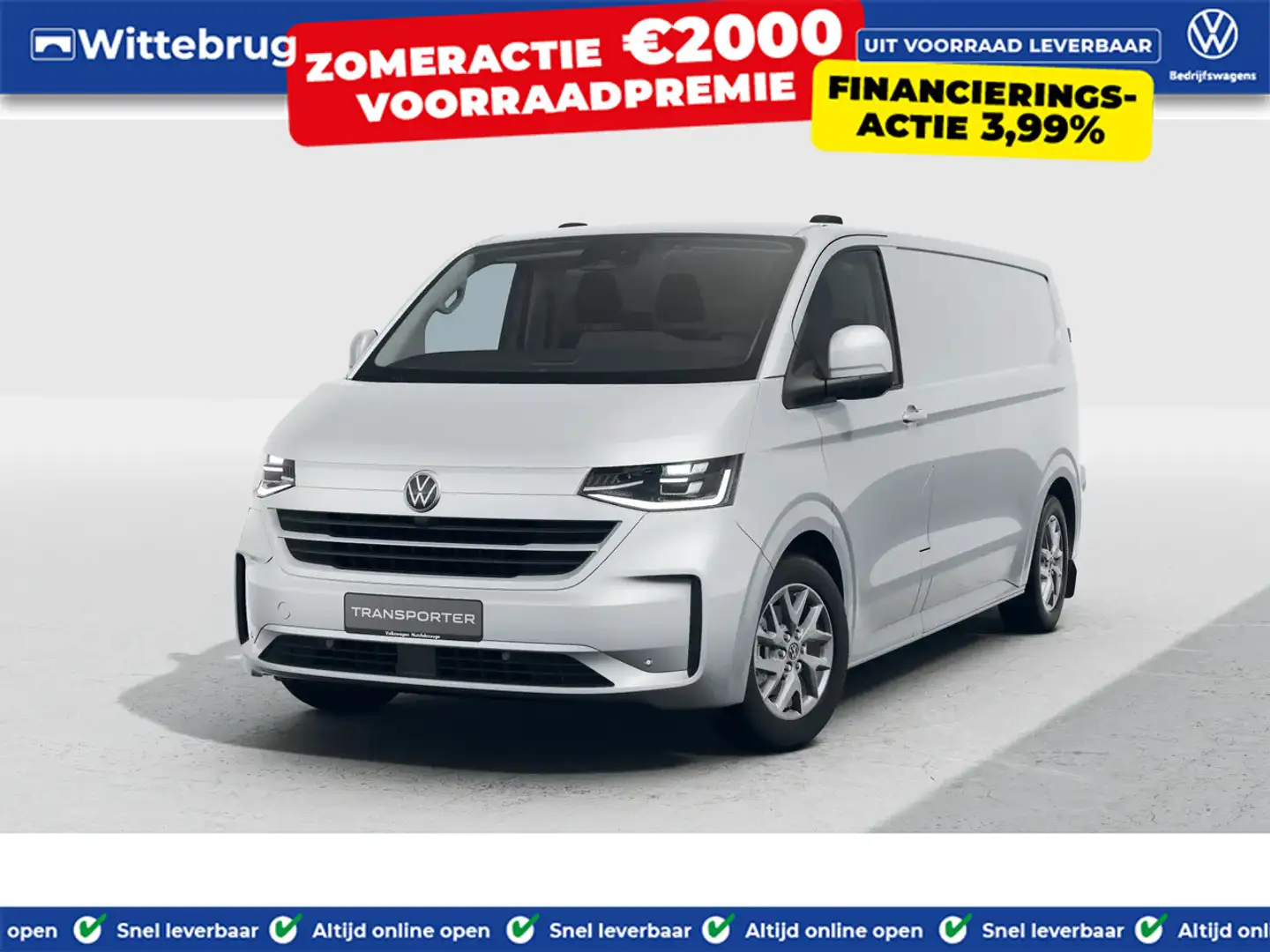 Volkswagen Transporter e-Transporter 34 L2H1 Style 218 PK 64 kWh Gri - 1