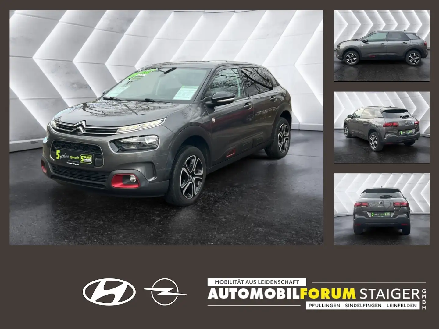 Citroen C4 Cactus 1.2 e-THP / PureTech 110 C-Series LM Šedá - 1