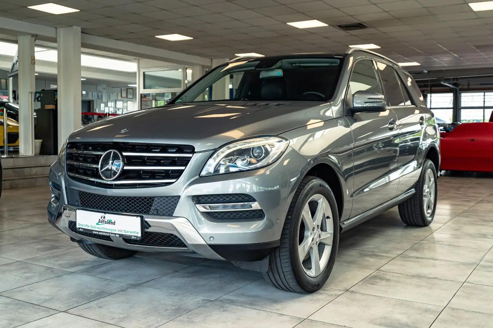 Mercedes-Benz ML 250 ML250 4MATIC 7G-TR*Pano*el.AHK*Leder*Comand*ACC Argent - 1