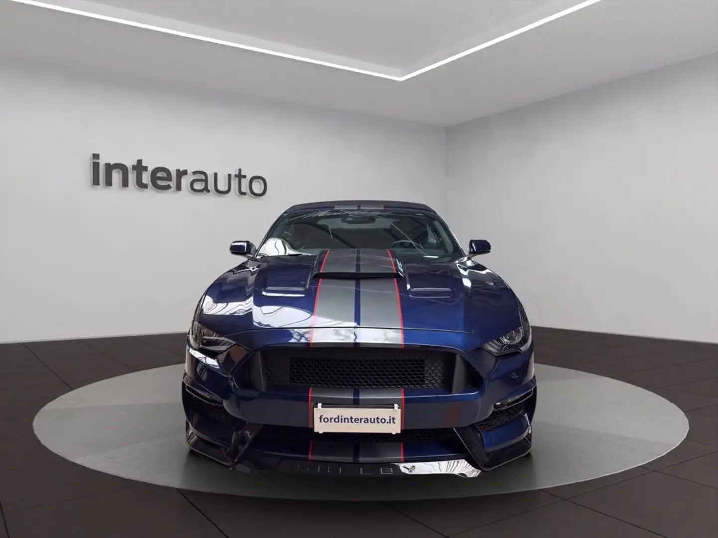 Ford Mustang Convertible 2.3 ecoboost 317cv auto Modrá - 2