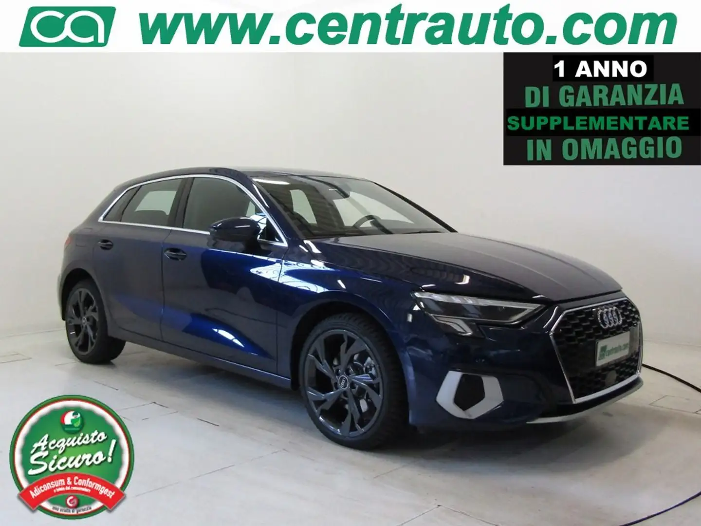 Audi A3 SPB 40 1.4 TFSI e S tronic Plug in Advanced *204CV Blu/Azzurro - 1