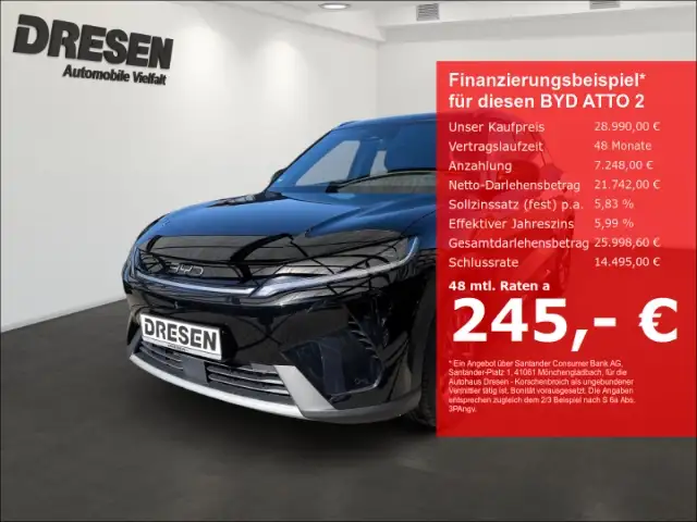 BYD Atto 2 1.5 DM-i Boost/360 Kamera/Lenkradheizung/Totwinkel