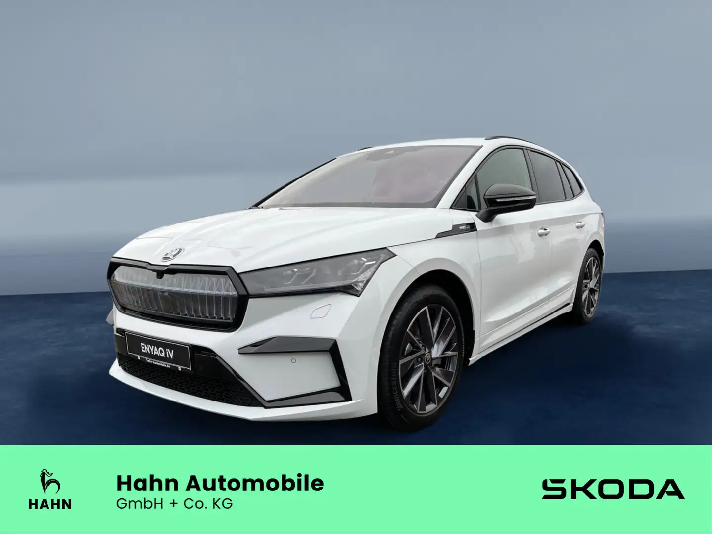 Skoda Enyaq 85 Sportline Navi LED ACC AHK SHZ StH Weiß - 1