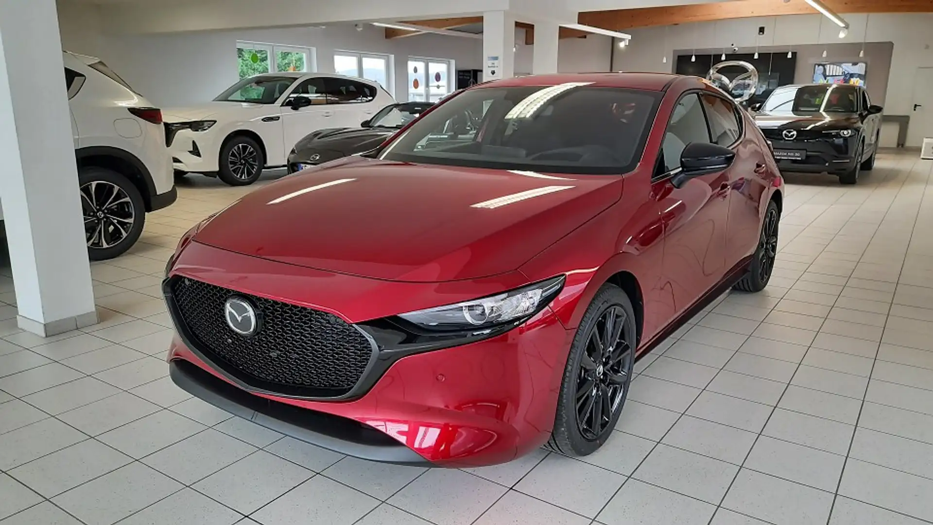 Mazda 3 2.5L e-SKYACTIV G 140PS Homura Rood - 1