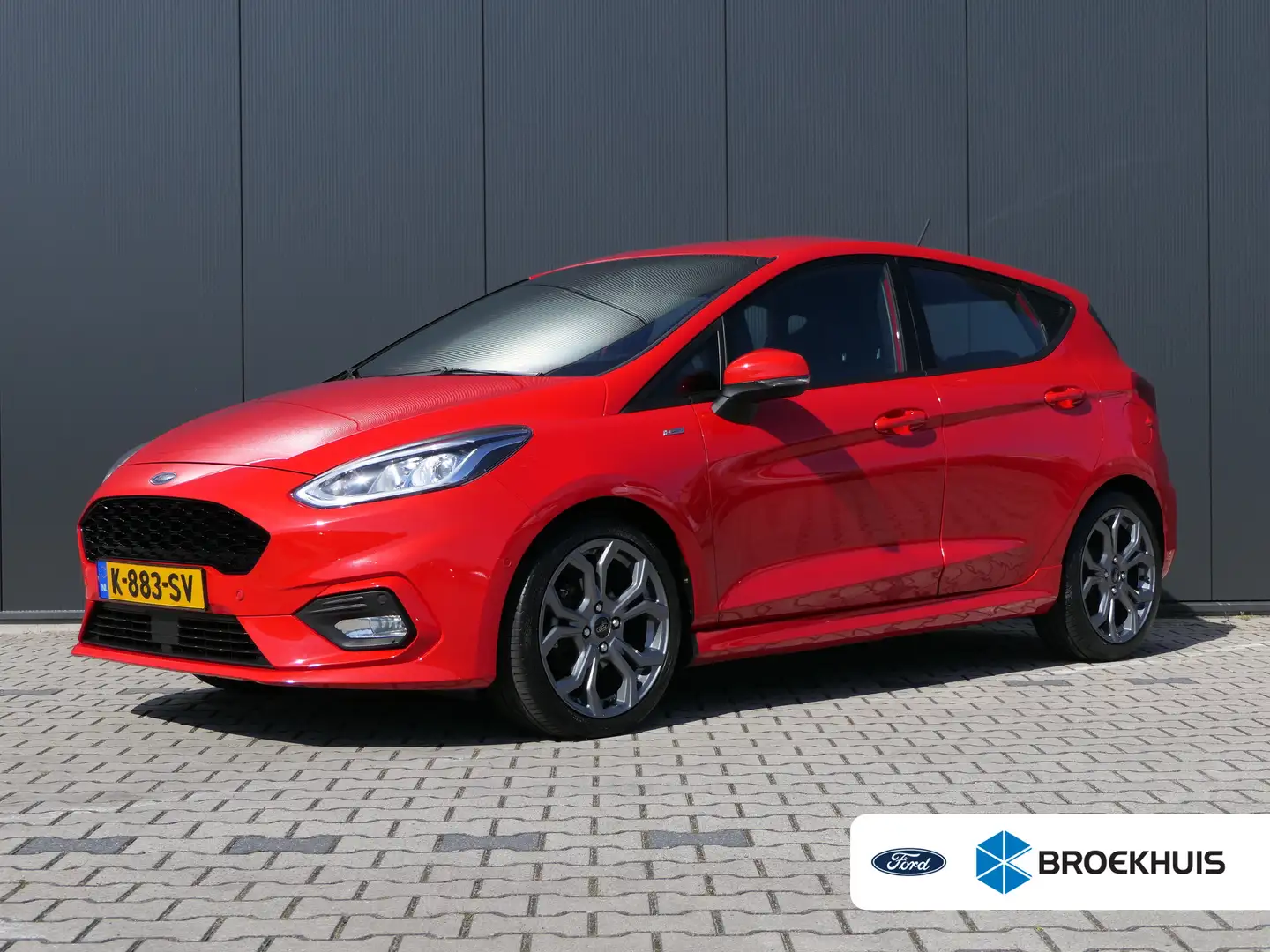 Ford Fiesta 1.0 EcoBoost ST-Line Automaat | Winterpack | Adapt Rouge - 1