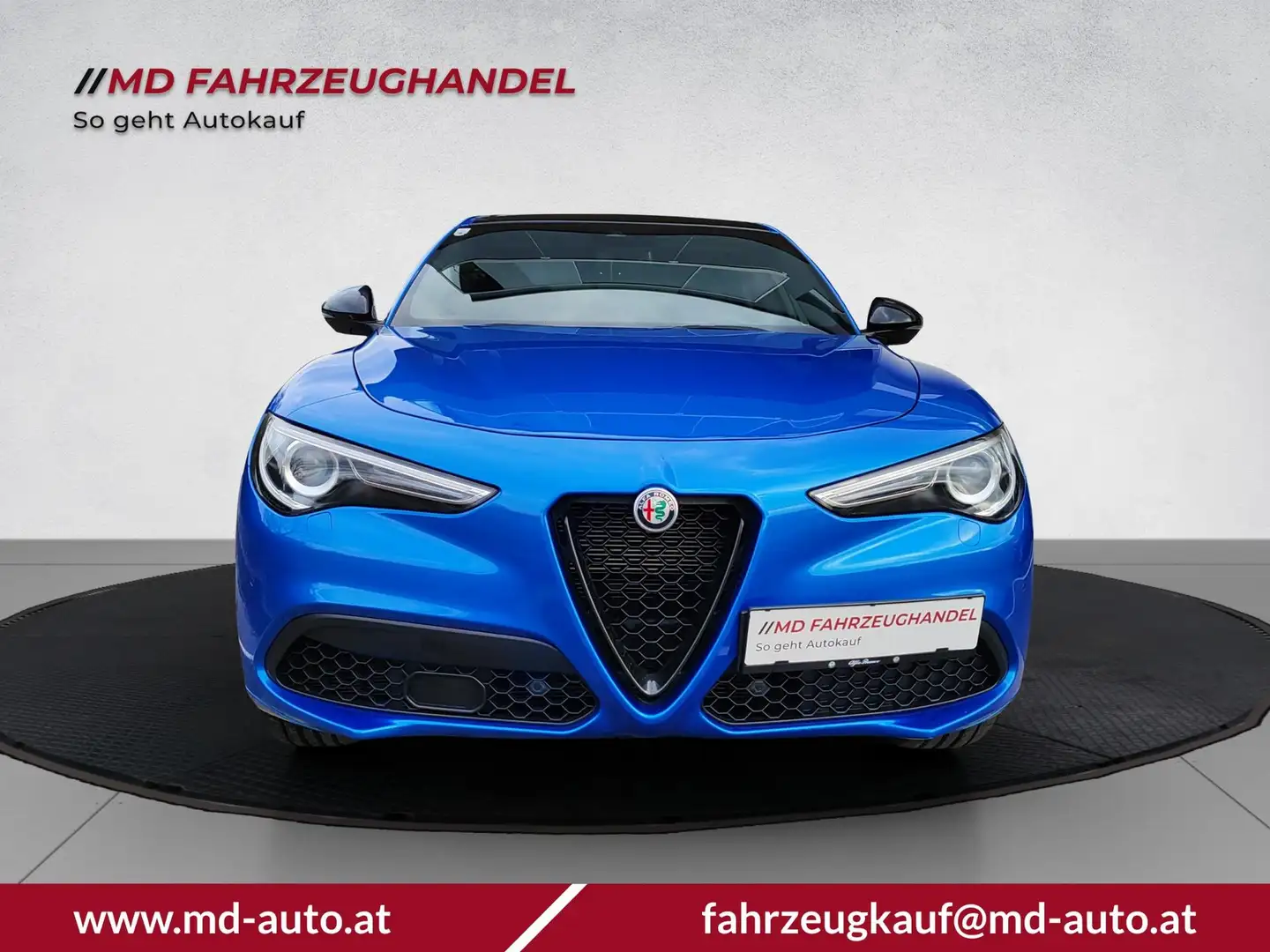 Alfa Romeo Stelvio 2.0 Turbo Veloce Q4 Pano 206 kW (280 PS), Autom... Blau - 2