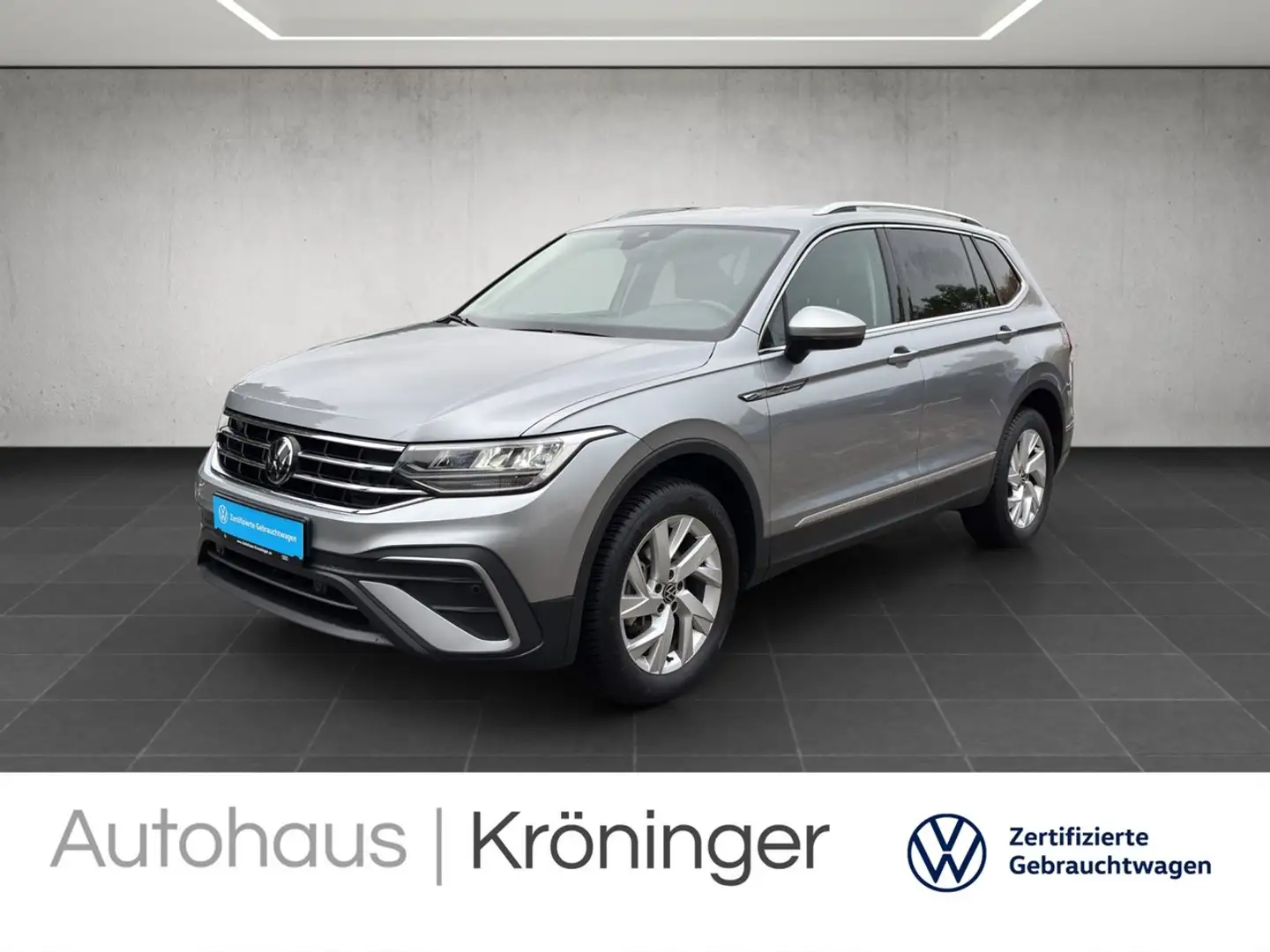Volkswagen Tiguan Allspace 1.5 TSI DSG Life AHK ACC Navi Silber - 1