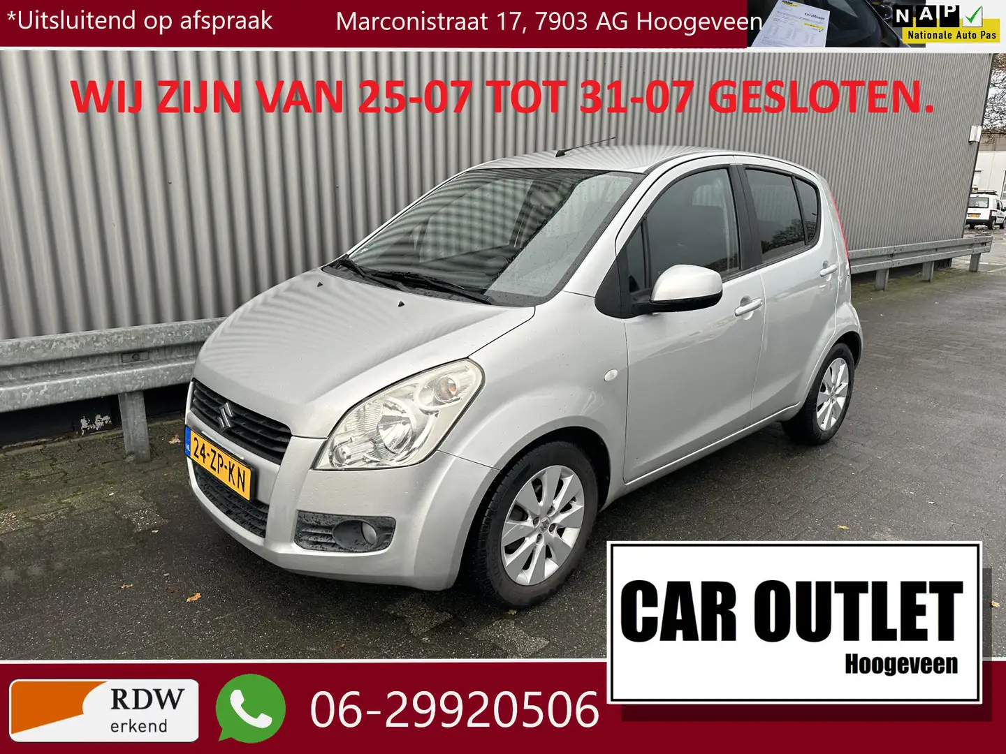 Suzuki Splash 1.0 Exclusive Airco LM Nw APK 176Dkm --Inruil Moge Gri - 1