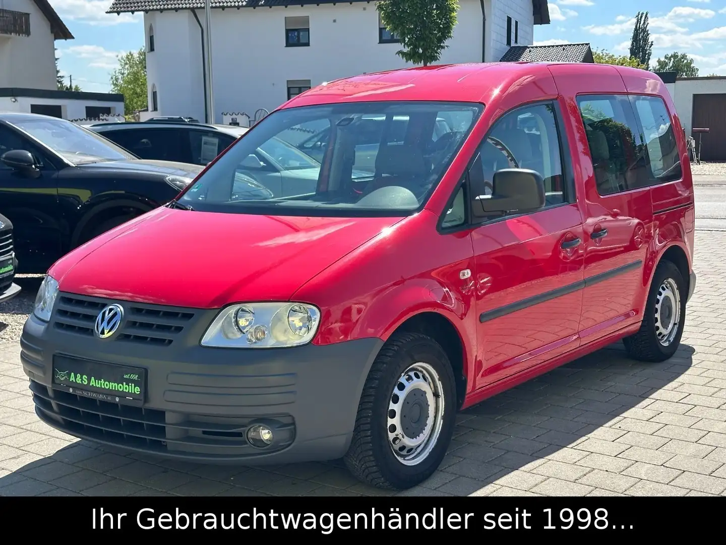 Volkswagen Caddy Life Team Caddy EcoFuel *7-SITZER/I.HAND* Rot - 1