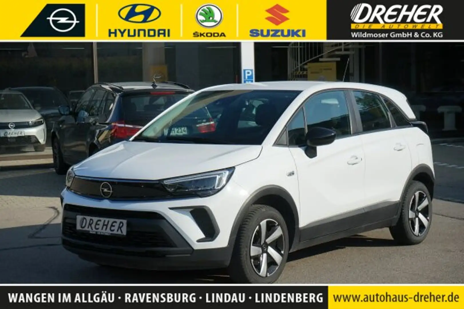 Opel Crossland Crossland 1.2 Turbo Edition Klima/Kamera/PDC/DAB Weiß - 1